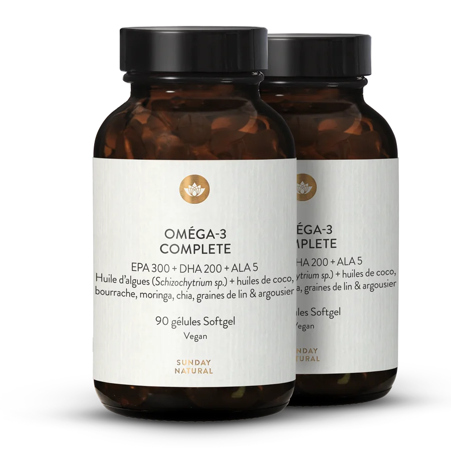 Oméga-3 Complete - EPA 300 + DHA 200 + ALA 5 2x90 Softgels