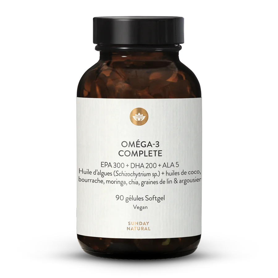 Oméga-3 Complete - EPA 300 + DHA 200 + ALA 5 90 Softgels