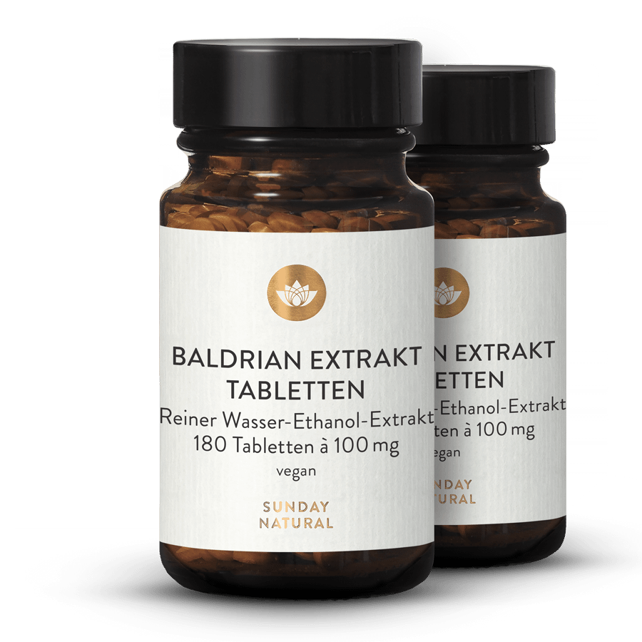 Baldrian Extrakt Tabletten 100mg 2x180 Tabletten