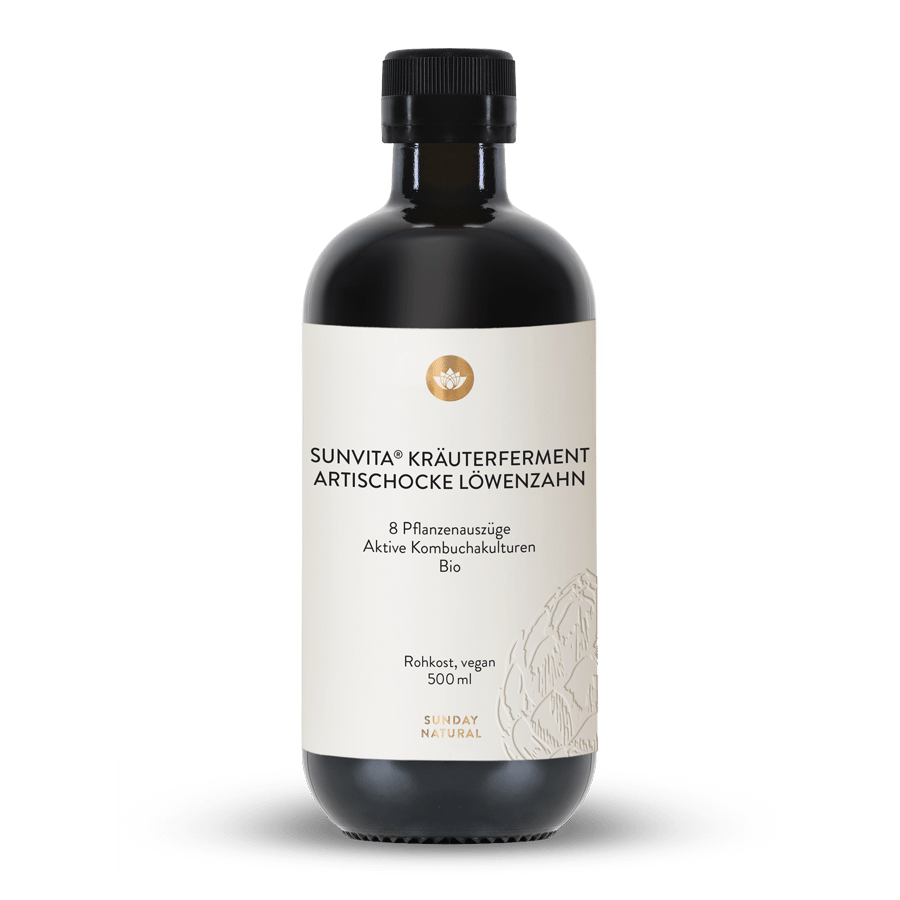 SUNVITA® Ferment d'herbes Artichaut Pissenlit 500 ml