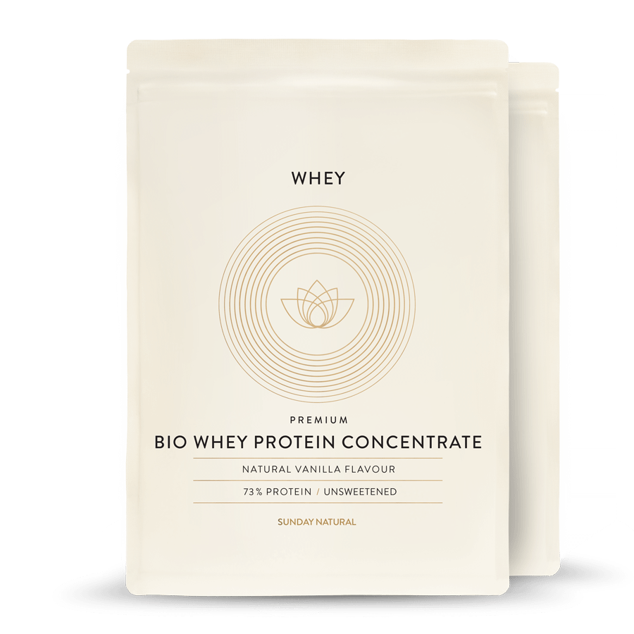 Organic Whey Protein Natural Vanilla 2x900g