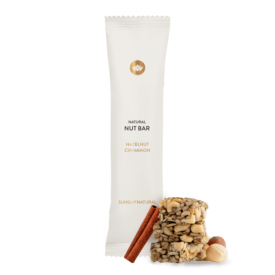Natural Nut Bar Hazelnut Cinnamon 8x36g
