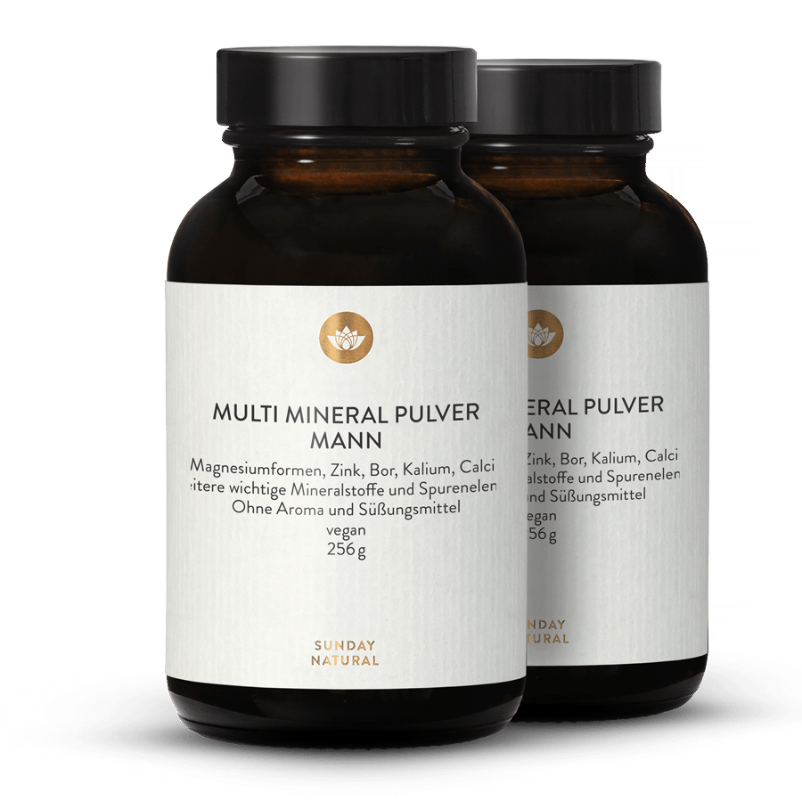 Multi Mineral Komplex Pulver Mann 2x260g