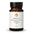 Zinc 25 mg hautement dosé, bisglycinate de zinc + vitamine C naturelle
