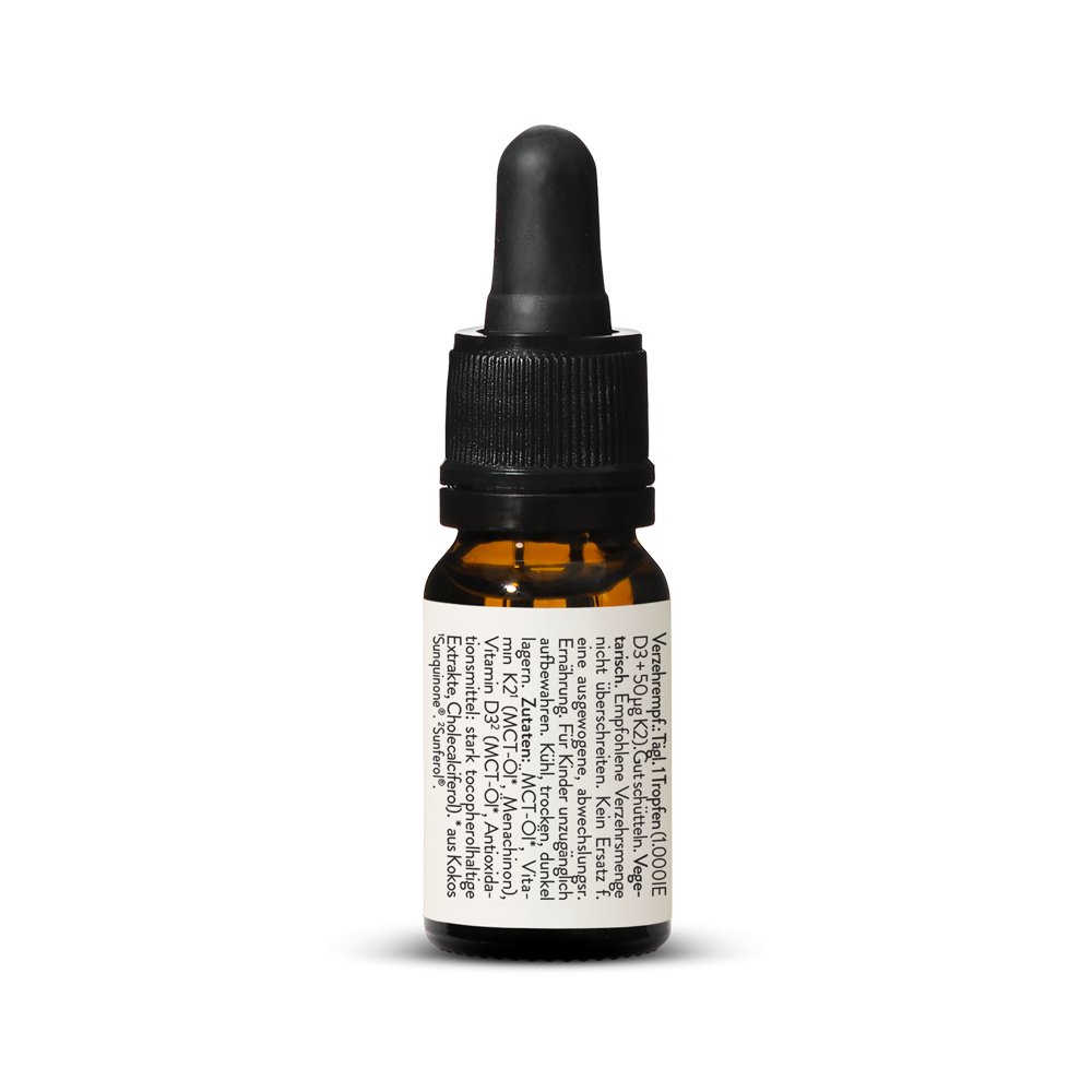 Vitamin D3 + K2 MK7 1000IE + 50g  all-trans 300 Tropfen