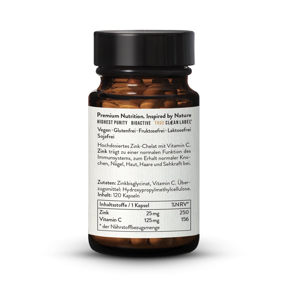 Zinkbisglycinat 25mg Hochdosiert