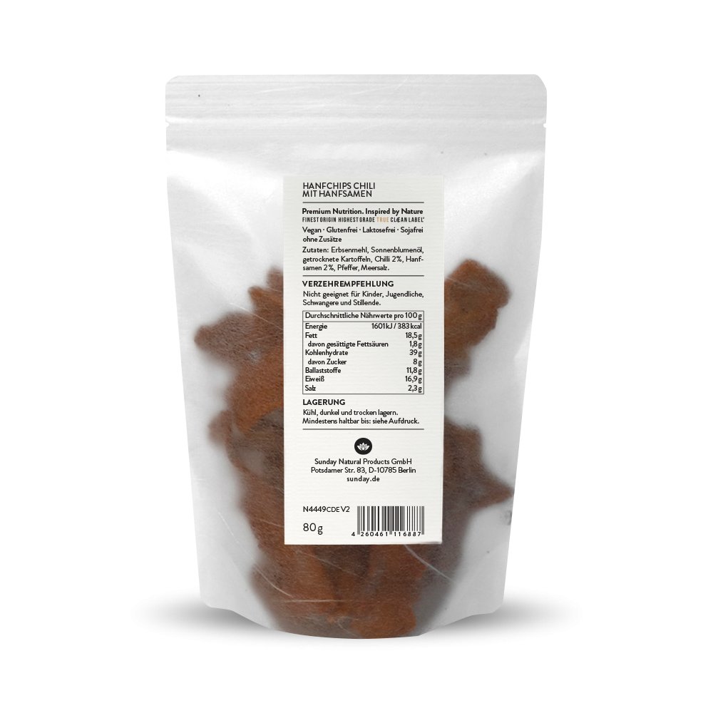 Hanfchips Chili Mit Hanfsamen