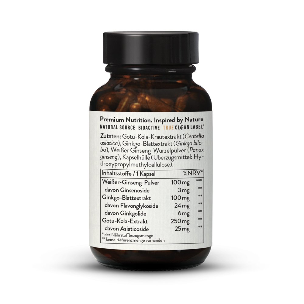 Ginkgo Ginseng Gotu Kola Komplex