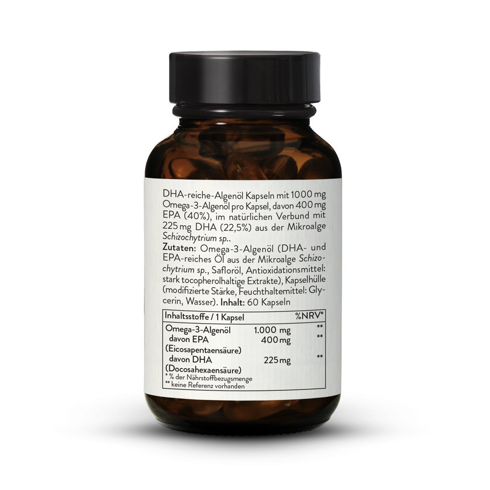 Omega 3 EPA 400 mg + DHA 225 mg Vegan