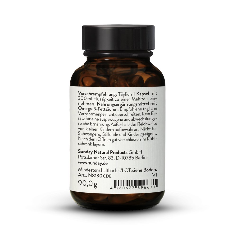Omega 3 EPA 400 mg + DHA 225 mg Vegan