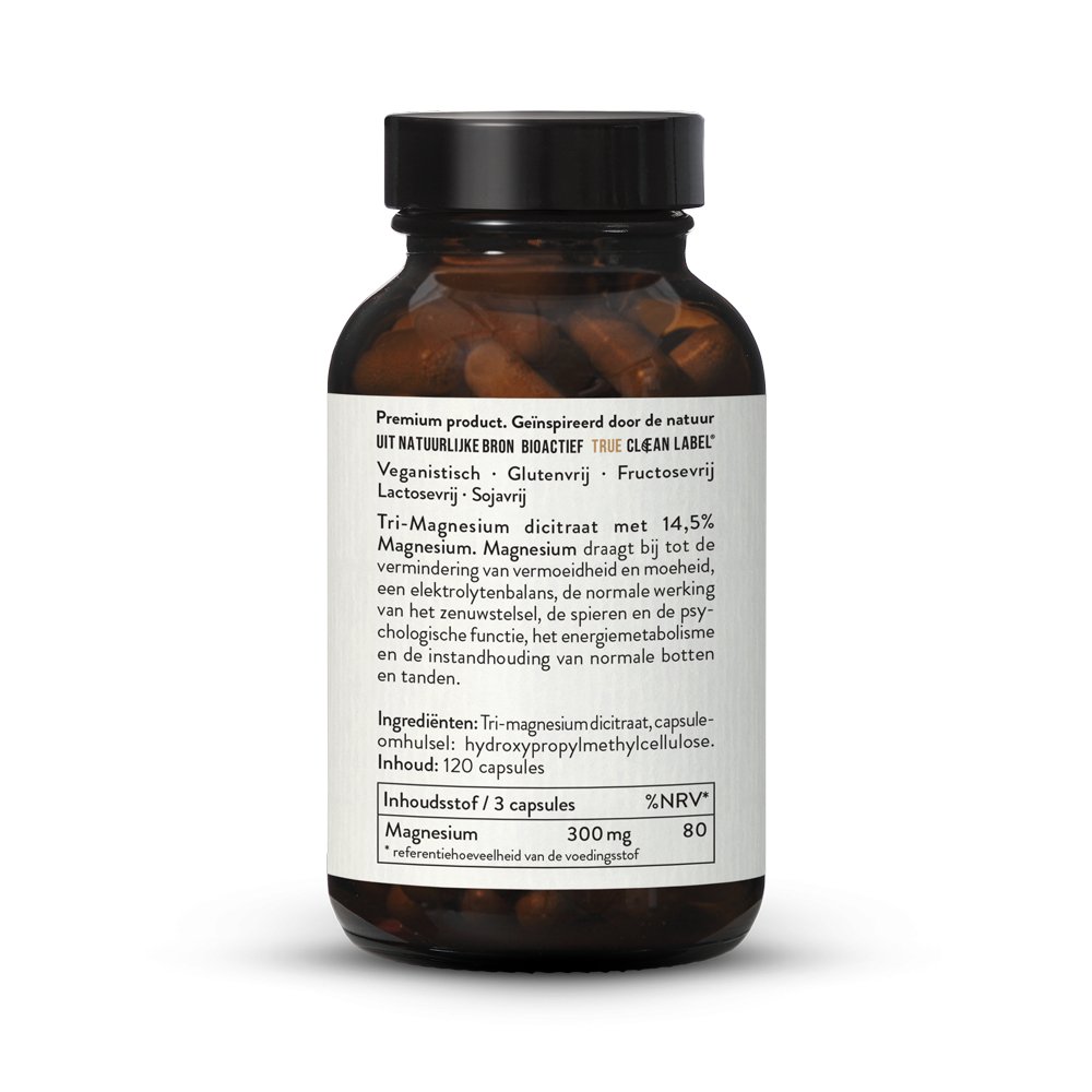 Magnesium Citraat als Tri-Magnesium Dicitraat Capsules