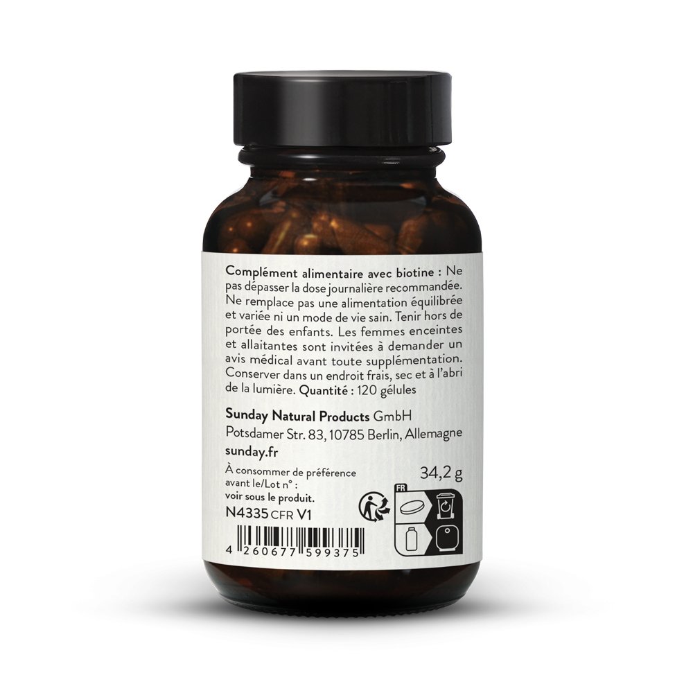 D-Biotine 10 mg en glules