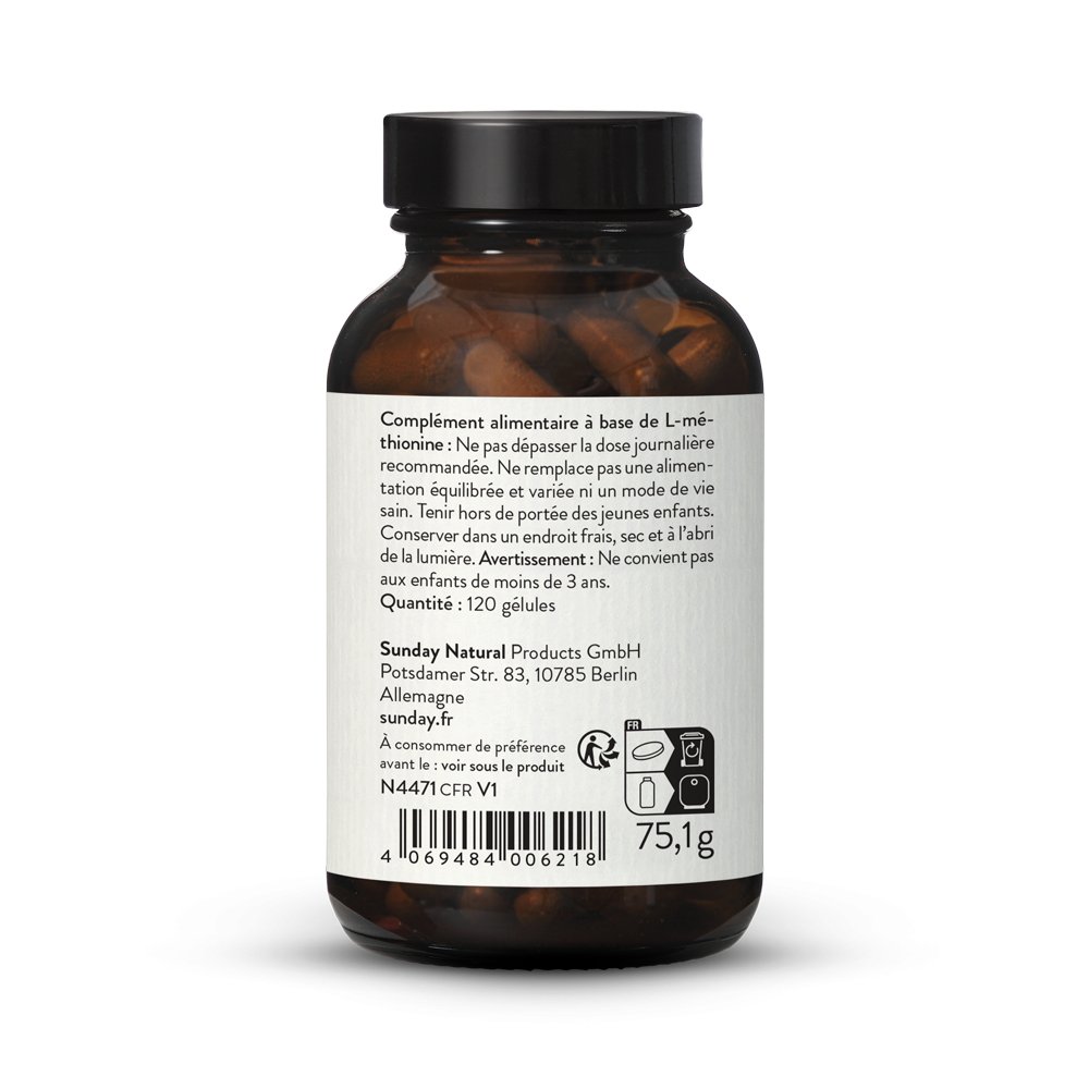 L-mthionine 500 mg -   120 glules