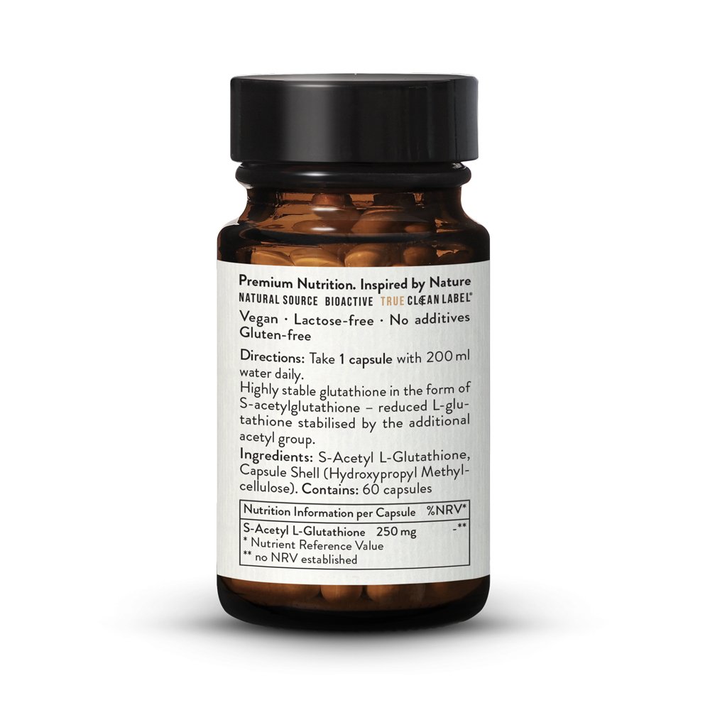 S-Acetyl Glutathione, Bioactive 60 Capsules – Buy Online