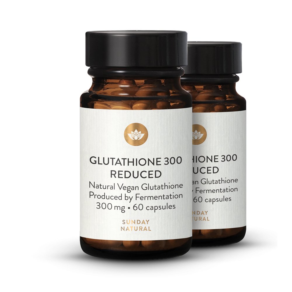 Reduced L-Glutathione 300mg, 2x60 Capsules – Buy Online