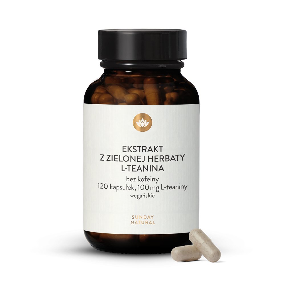 L-teanina ekstrakt z zielonej herbaty 100 mg