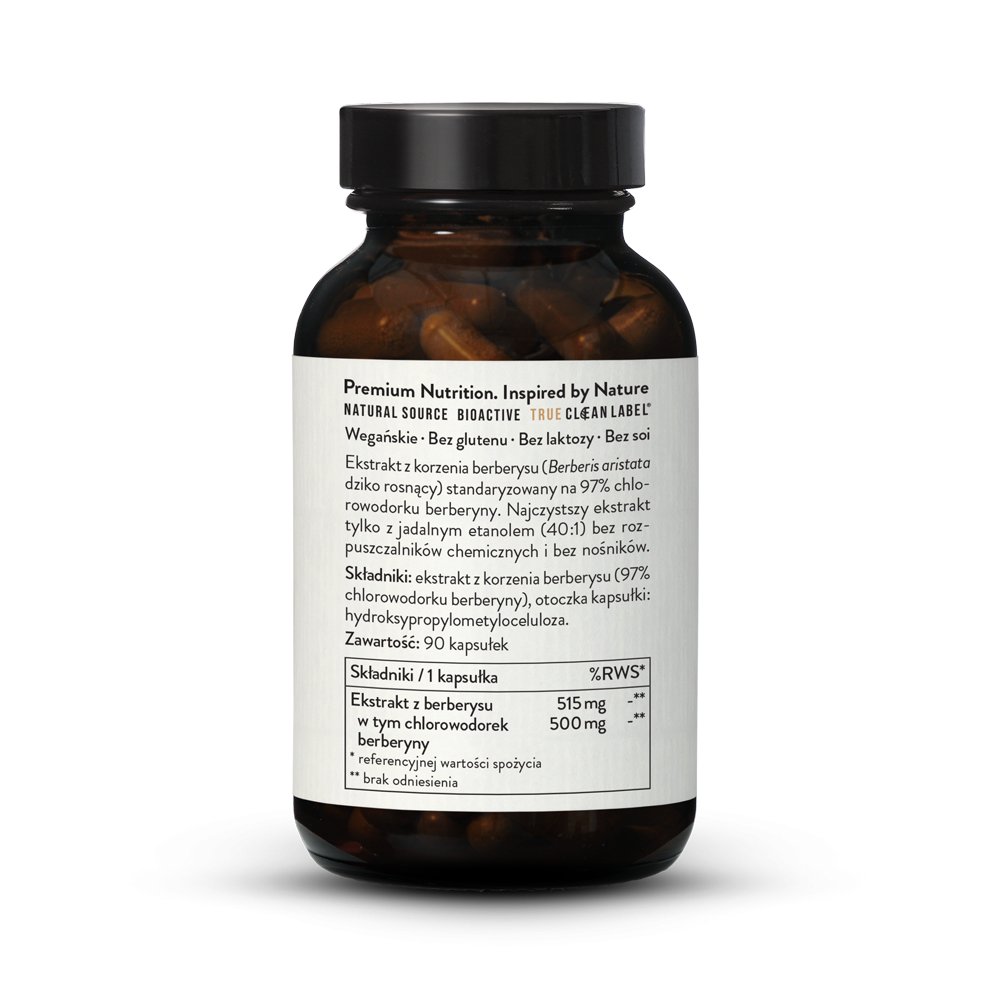 Berberyna 500mg kapsuki