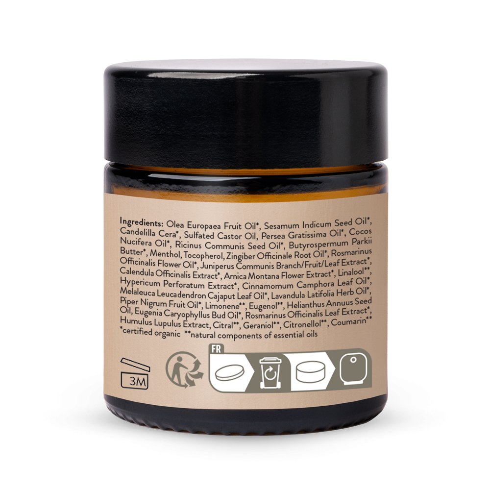 Cooling Balm Muscle Recovery Cosmos Organic