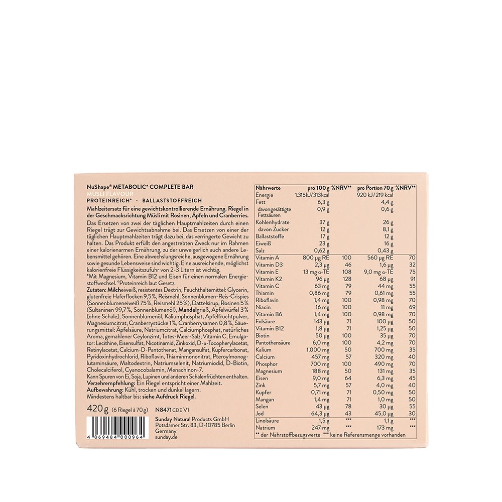 Metabolic Complete Bar Muesli