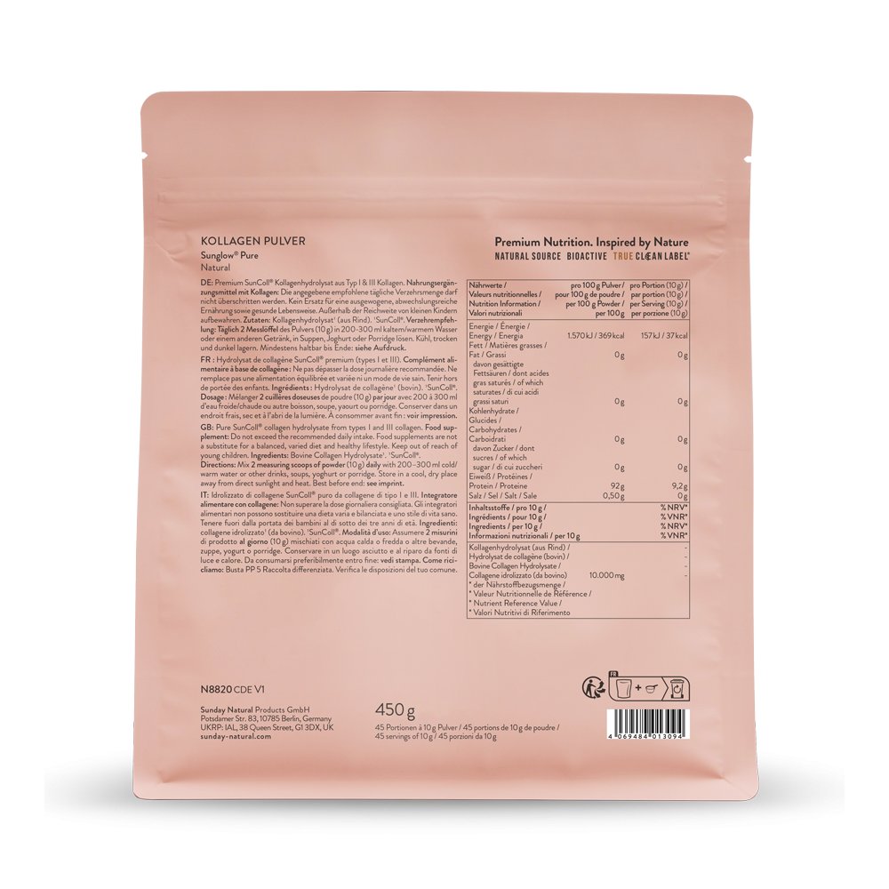 Kollagen Pulver SunGlow Pure