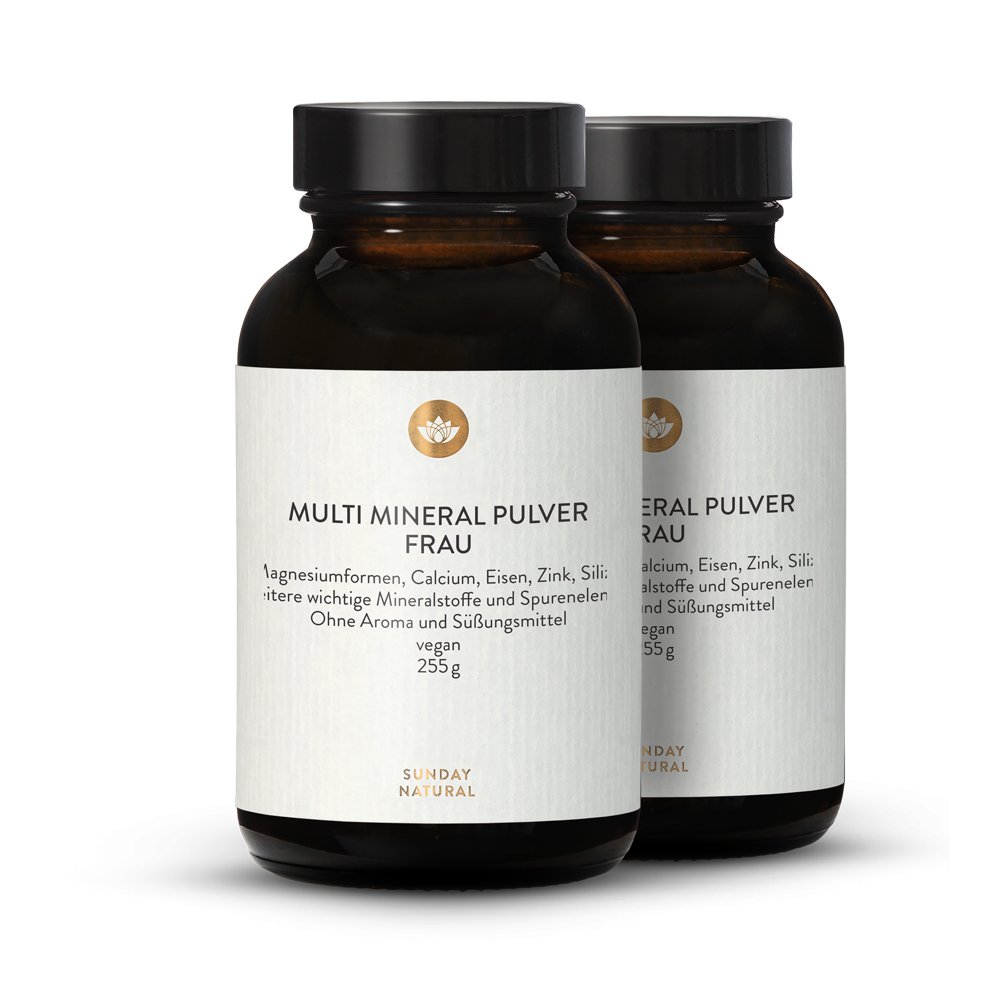 Multi Mineral Komplex Pulver Frau