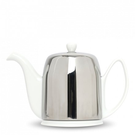 Degrenne Porzellan Teekanne Salam Weiß 8 Tassen