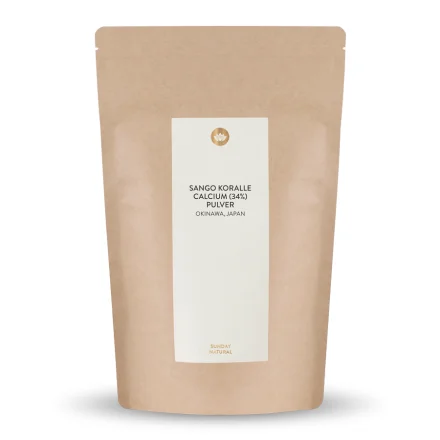 Sango Koralle Pulver 34% Calcium