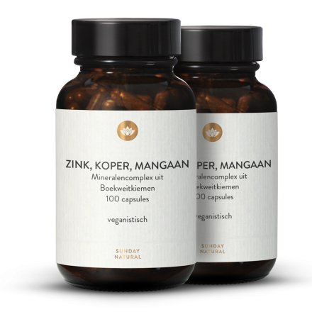 Zink, Koper, Mangaan capsules