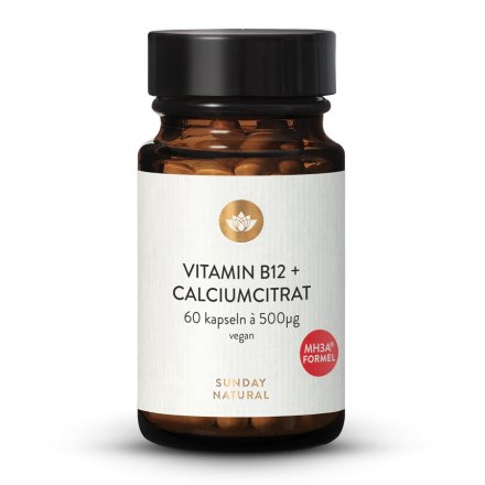 Vitamine B12 + Calcium, Formule MH3A® 500µg