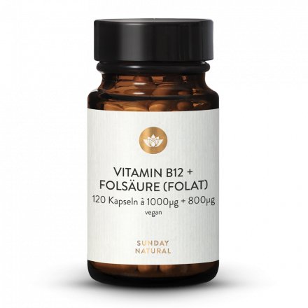Vitamin B12 + Folsäure MH3A® + Quatrefolic® 1000µg + 800µg