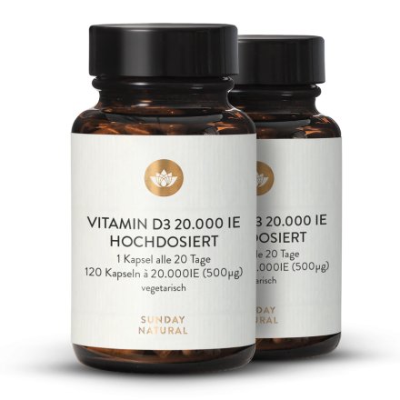Vitamin D3 20.000IE Hochdosiert