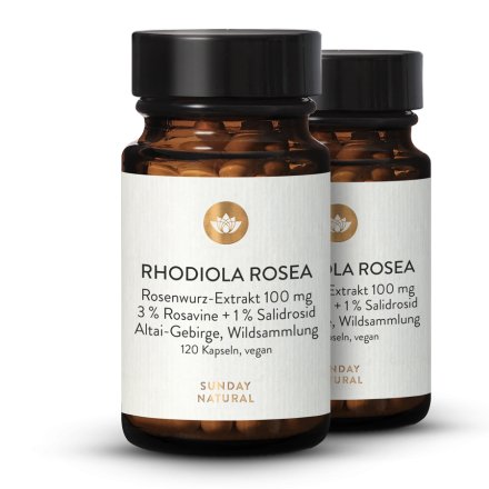 Roseroot Rhodiola Rosea 100mg Capsules