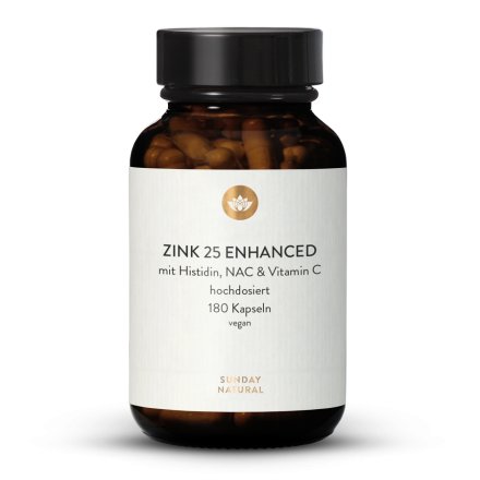 Zinc 25 Enhanced with Histidine, NAC & Vitamin C