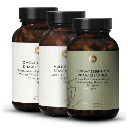 Coffret médecine orthomoléculaire Multimineral Sensitive +  Vitamins I + Oméga-3