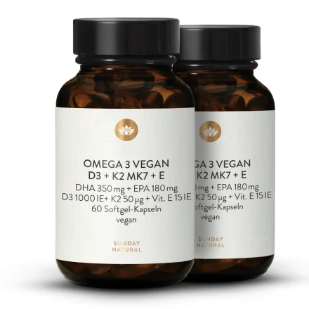Omega 3 Plus Vitamin D3 + K2 + E Vegan