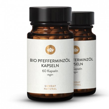 Organic Peppermint Oil Capsules