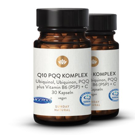 Q10 PQQ Komplex Plus B6 (P5P) + Vitamin C