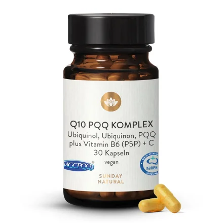 Q10 PQQ Komplex Plus B6 (P5P) + Vitamin C