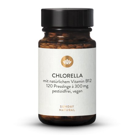 Chlorelle et vitamine B12 d'Allemagne en comprimés