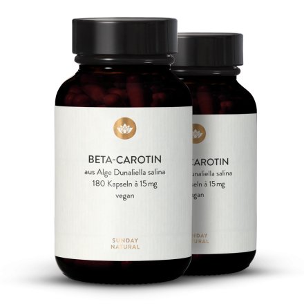 Bêta-carotène 15 mg issu des algues