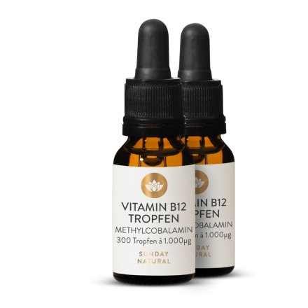 Vitamine B12 (méthylcobalamine) en gouttes, 1 000 µg
