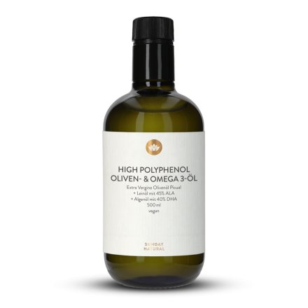 Vegan High Polyphenol Olive & Omega-3 Oil