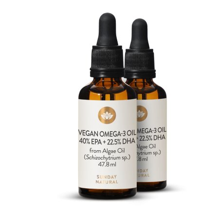 Omega 3 Algenolie EPA 40% + DHA 22,5% Vegan