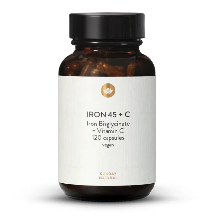 Jernchelat 45 mg bisglycinat + vitamin C