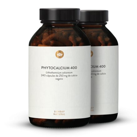 Calcio natural 400mg alta dosis en cpsulas