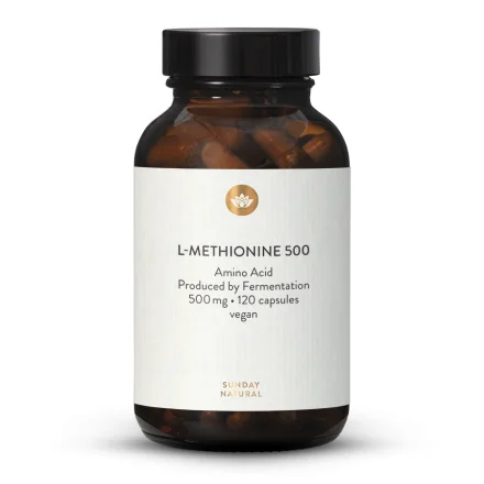 L-metionin 500 kapslar frn fermentering, vegansk