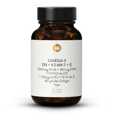 Omga-3 + vitamines D3 + K2 + E