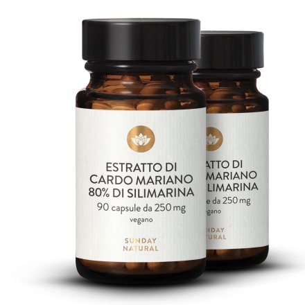 Estratto di cardo mariano 250 mg