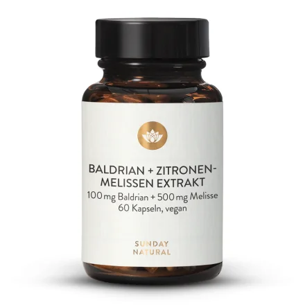 Baldrian + Zitronenmelisse Kapseln