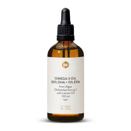 Omega-3-Olja DHA 30 % + EPA 15 % Vegansk